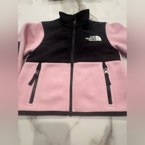 The North Face Toddler Denali Fleece Jacket Pink & Black Polartec 2T - Picture 6 of 9